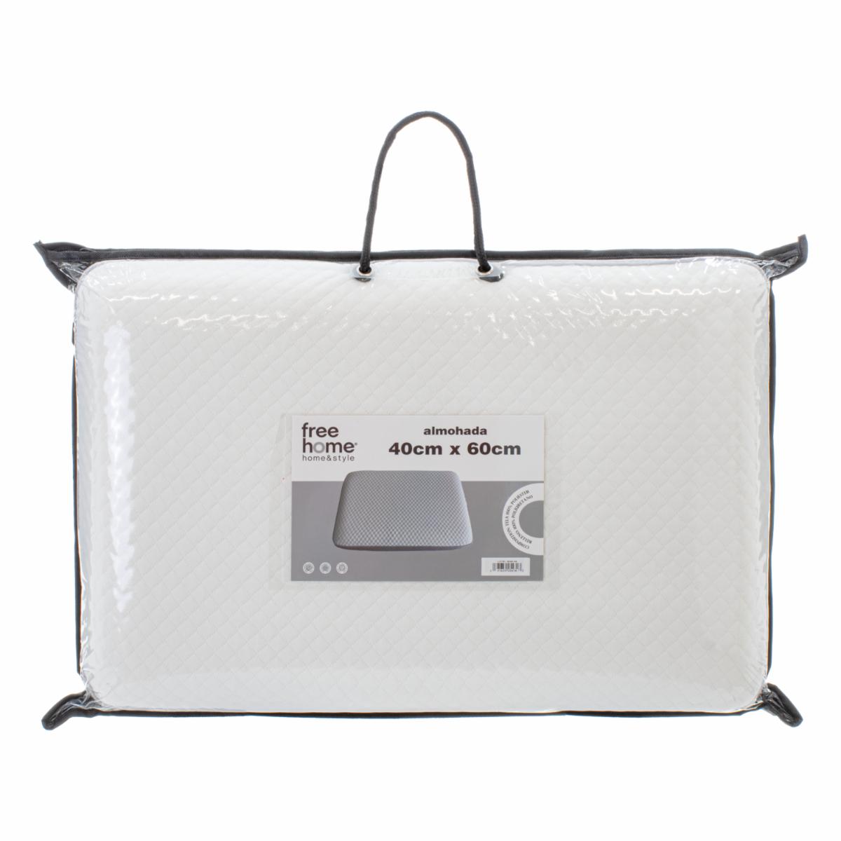 Almohada Memory Foam Jacquard FREE HOME 60X40 Cm