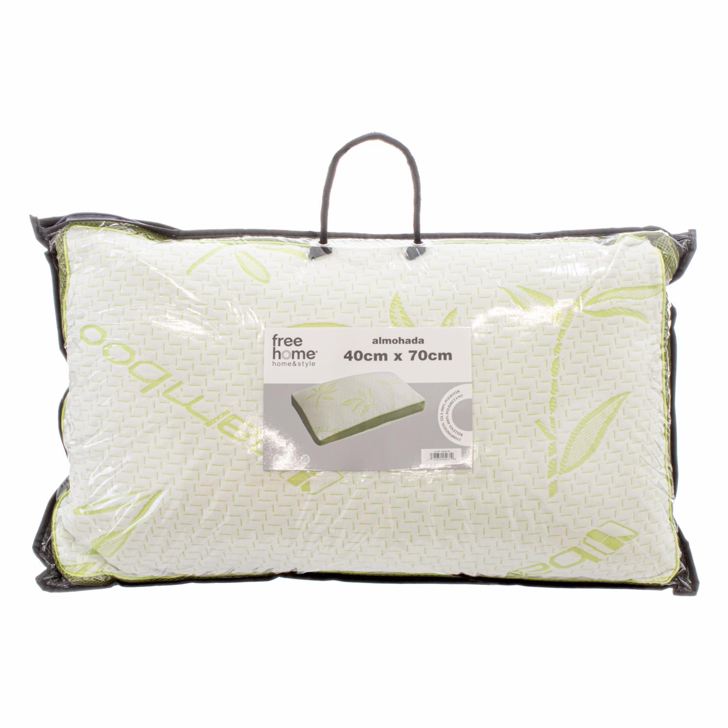 Almohada Bamboo Relleno Espuma FREE HOME 70X40 Cm - Imagen 3