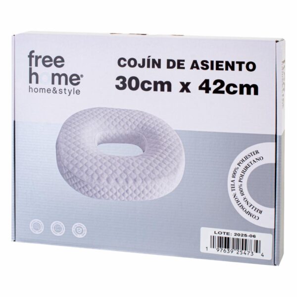 Cojín De Asiento Dona Doble FREE HOME 40X32 Cm - Imagen 3