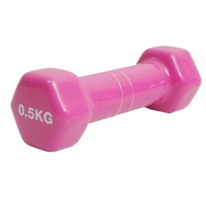 Mancuerna De Acero Y Pvc Rosado SKYLARK 0.5 Kg
