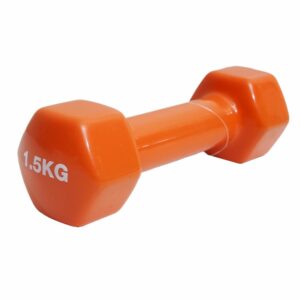 Mancuerna De Acero Y Pvc Naranja SKYLARK 1.5 Kg