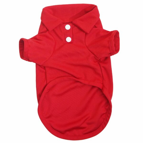 Polo Para Perro Rojo DONG KEN LE QU Talla Mediano