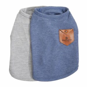 Saco Para Perro Azul Y Gris 2 Piezas DONG KEN LE QU Talla Pequeño