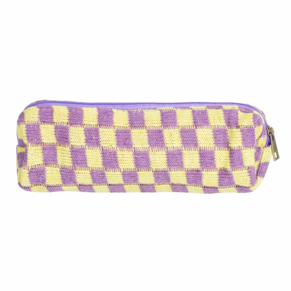 Cartuchera Checkers NINGBO KINGYA Amarillo - Imagen 2