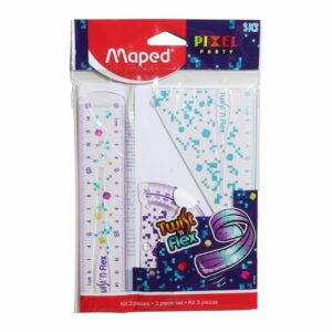 Set Geométrico Pixel Twintnflex MAPED 3 Piezas