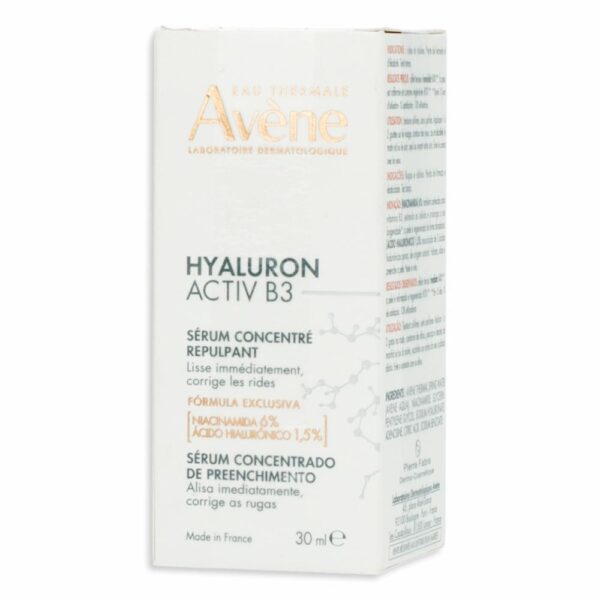 Sérum Facial Hyaluron Activ B3 Concentrado Rellenador AVÈNE 30 Ml - Imagen 3