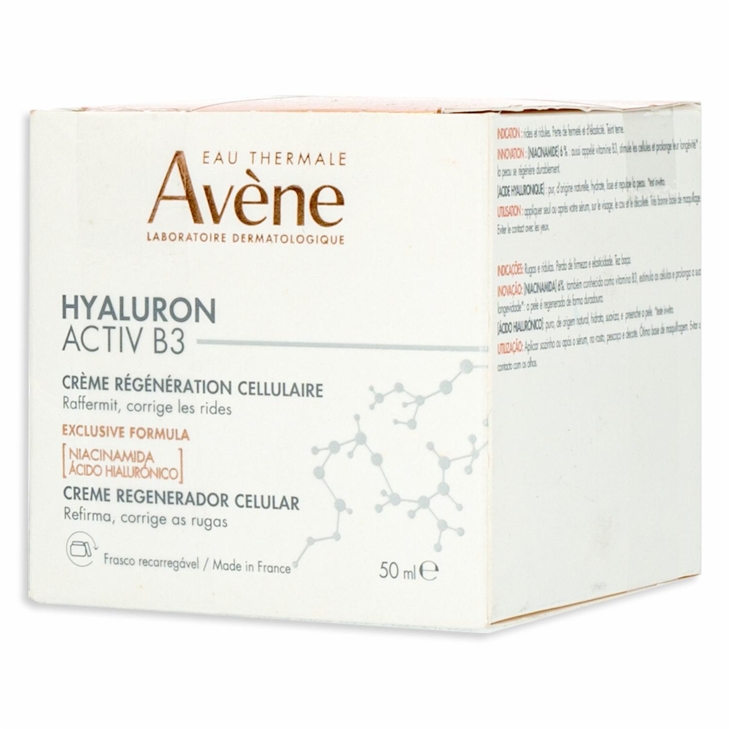 Crema Facial Hyaluron Activ B3 Regeneradora Celular AVÈNE 50 Ml - Imagen 2