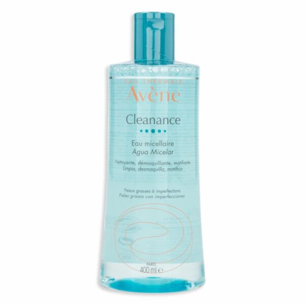 Agua Micelar Cleanance Para Piel Grasa AVÈNE 400 Ml