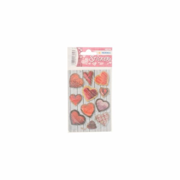 Stickers Brillantes Decorativos Diseño Love HERMA Paquete