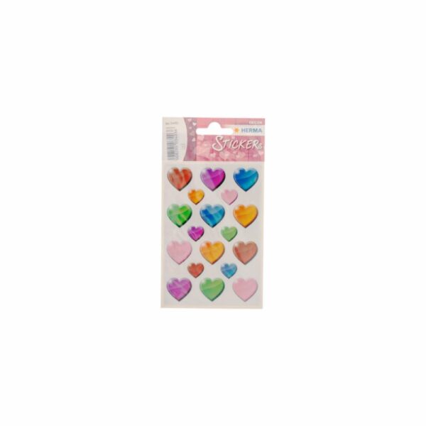 Stickers Brillantes Decorativos Diseño Love Classic HERMA Paquete