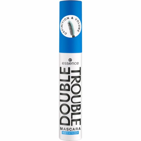 Máscara De Pestañas Double Trouble 12 Ml Waterproof ESSENCE 12 Ml