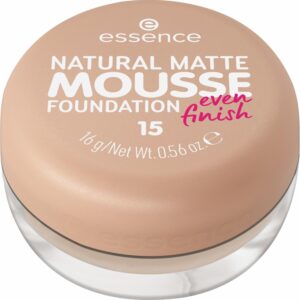 Base De Maquillaje Natural Matte Mousse Foundation ESSENCE
