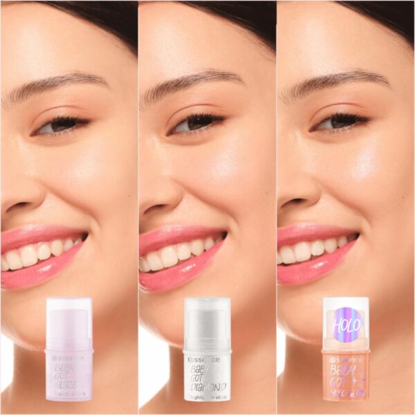 Iluminador En Barra Baby Got Holo Glow ESSENCE 5 G - Imagen 3