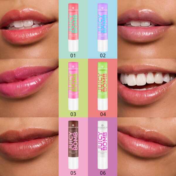 Bálsamo Labial Juicy Bomb Glossy Butter ESSENCE - Imagen 2