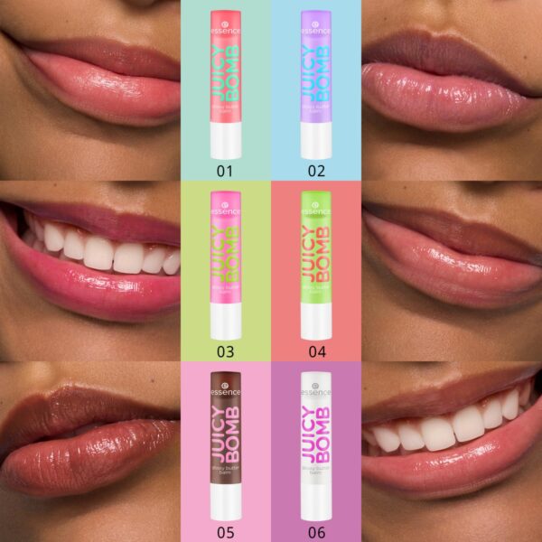 Bálsamo Labial Juicy Bomb Glossy Butter ESSENCE - Imagen 4