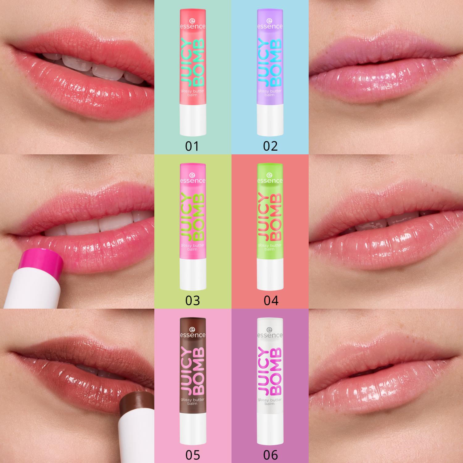 Bálsamo Labial Juicy Bomb Glossy Butter ESSENCE - Imagen 5