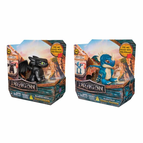 Mini Figura Interactiva COMO ENTRENAR A TU DRAGÓN Modelos Surtidos