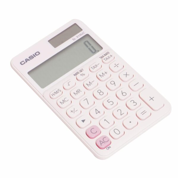 Calculadora 10 Dígitos Rosado CASIO 1 Pieza