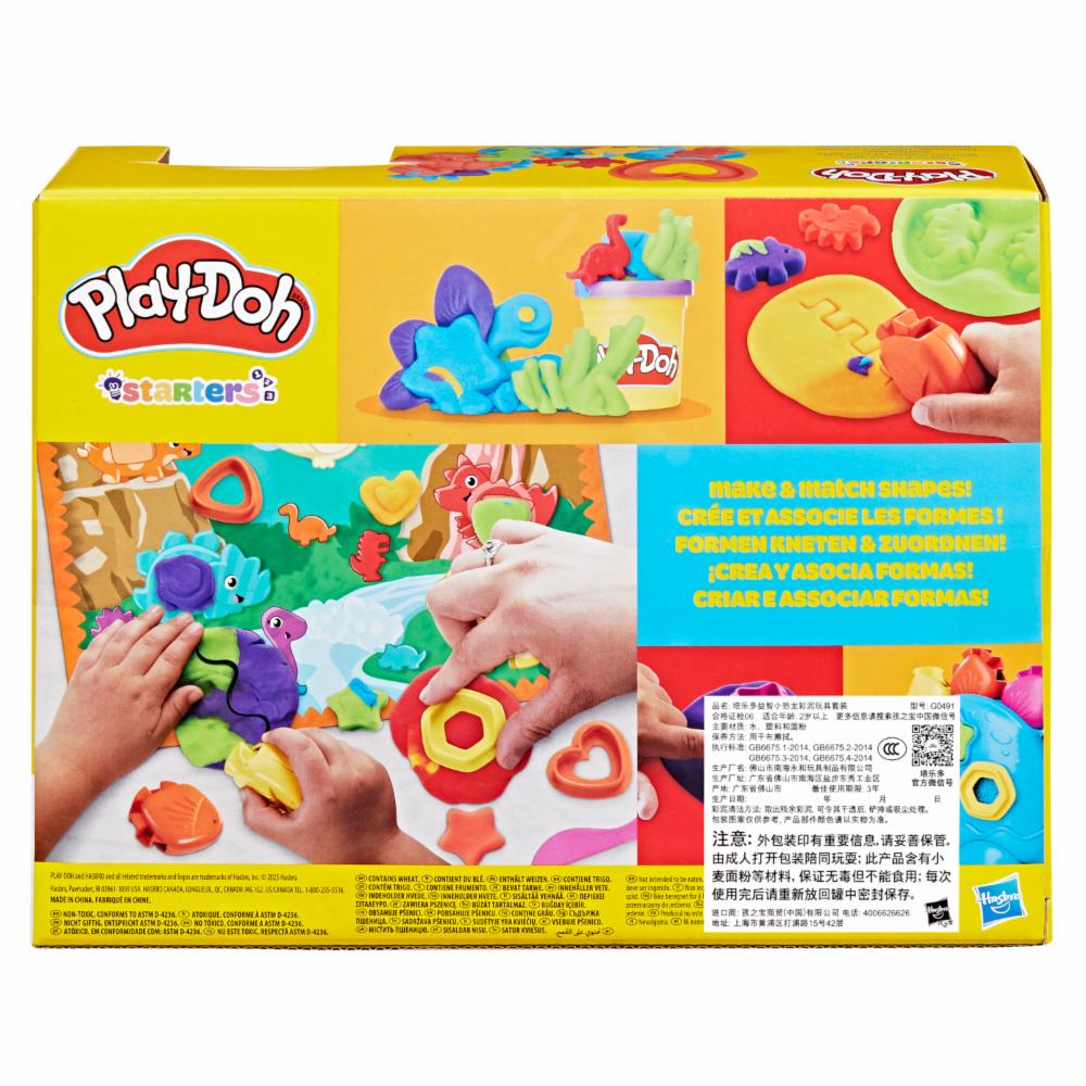 Masa Moldeable Dinosaurio Formas Y Colores PLAY DOH Incluye