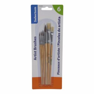 Pinceles de artistas Puntas Distintas LPS 6 Uds