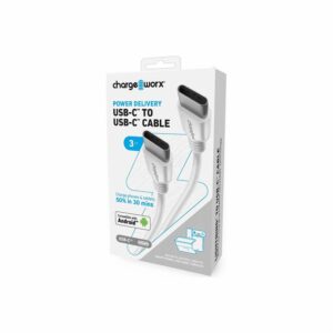 Cable De Carga Tipo C A Tipo C CHARGE WORX 3 Ft