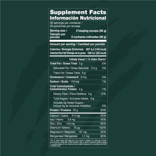 Proteína En Polvo Espresso Coffee TRIBU NUTRITION 1000 G - Imagen 2