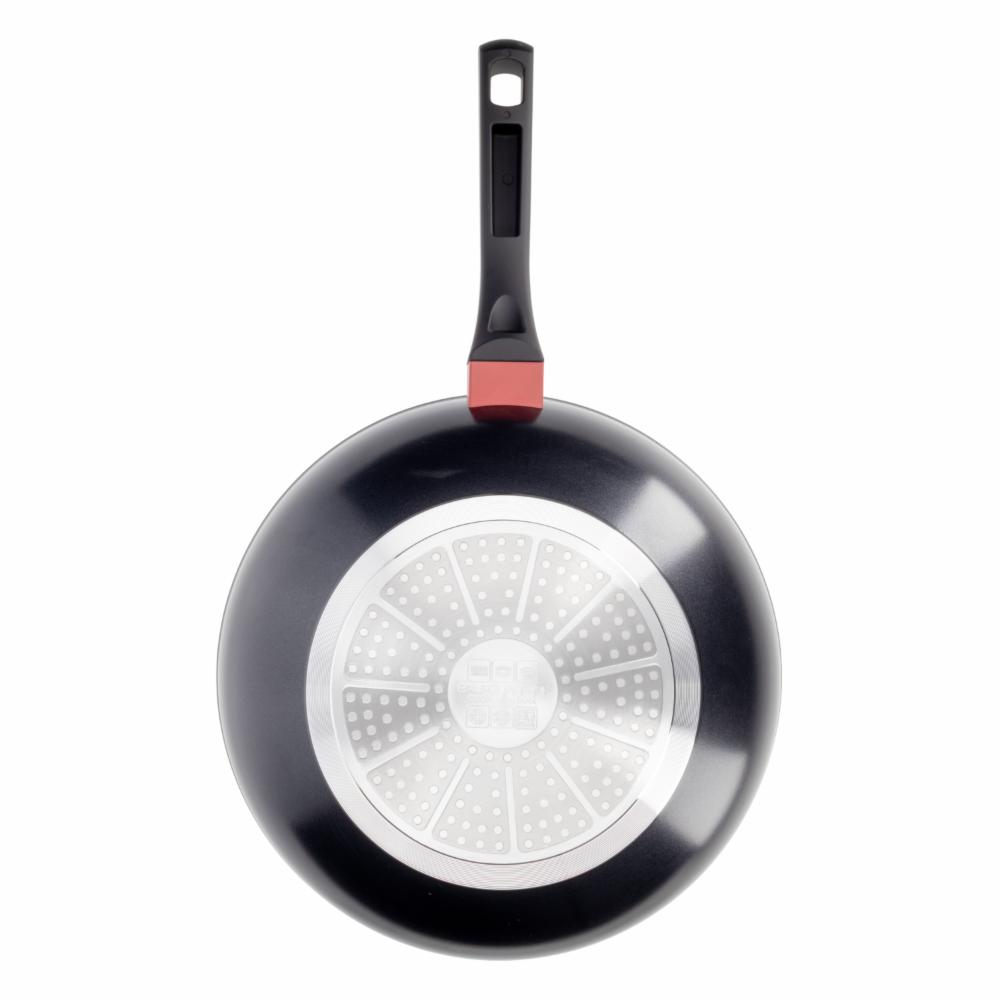 Wok De Inducción Negro BUGATTI 28 Cm - Imagen 2