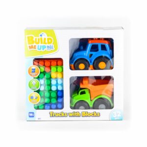 Bloques Dos Carros BUILD ME UP MAXI 32 Piezas