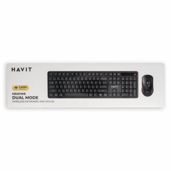Teclado Y Mouse Inalámbricos Combo KB261WB HAVIT 2,4 Ghz - Imagen 3