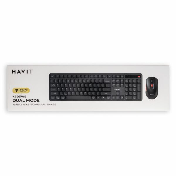 Teclado Y Mouse Inalámbricos Combo KB261WB HAVIT 2,4 Ghz - Imagen 3