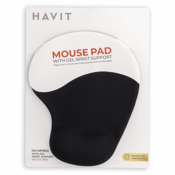 Mouse Pad Con Almohadilla De Gel Mp802 HAVIT Negro - Imagen 2