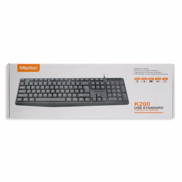Teclado K200 Standard MEETION Usb - Imagen 3