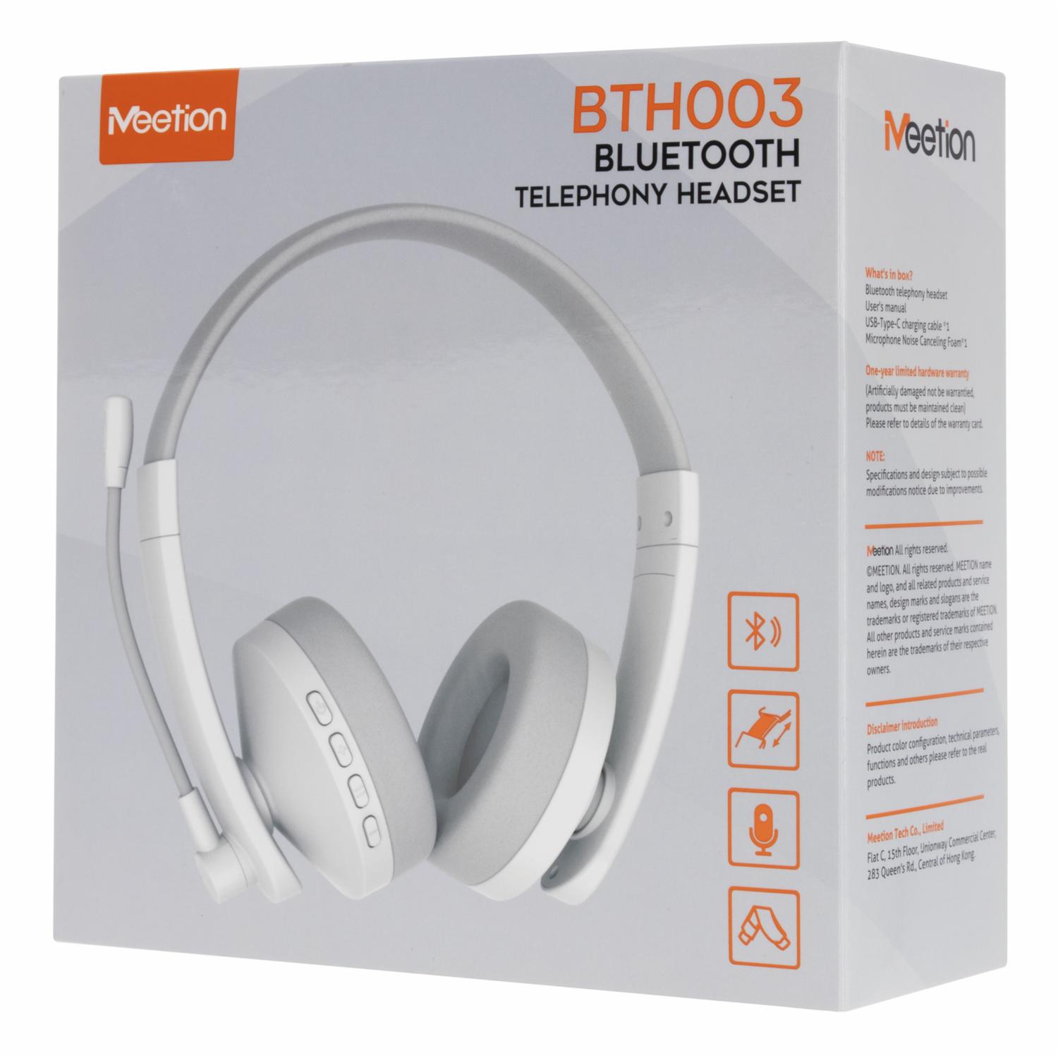 Audífonos Tipo Diadema Bth003 MEETION Bluetooth