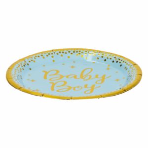 Plato Baby Boy 18 Cm IMPOR.CUMPLEANOS X 10 Uds
