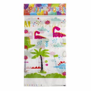 Mantel Blanco Dinosaurios PARTY SHOWER 177 Cm X 110 Cm