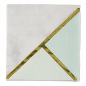 Servilleta Verde Menta IMPORTADORA CUMPLEAÑOS X 10 Uds