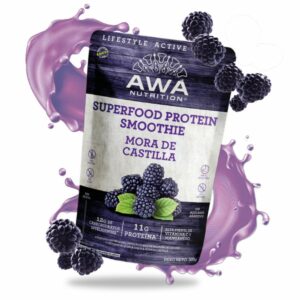 Proteína En Polvo Superfood Smoothie Mora v1.0 AWA NUTRITION 300 G