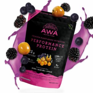 Proteína En Polvo Performance Protein Mora Mortiño Uvilla Andean Berries AWA NUTRITION 300 g