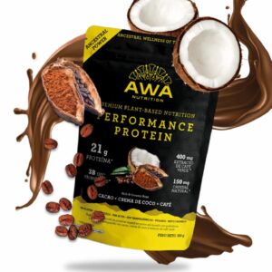 Proteína En Polvo Performance Cacao  Crema de Coco  Café Ancestral Power AWA NUTRITION 300 G