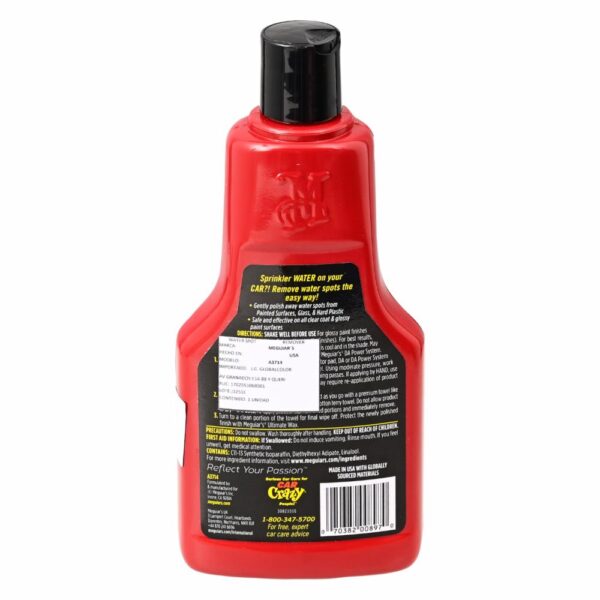 Eliminador De Gota Seca Water Spot  Removedor De Hongos Lluvia Acida En Vidrios  Pintura  Plásticos MEGUIAR'S 473 Ml - Imagen 2