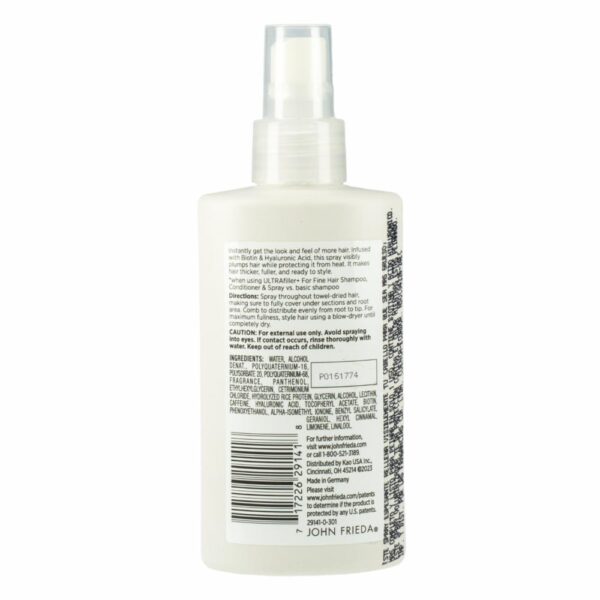 Spray Capilar Ultra Filler+ Voluminizador Para Cabello Fino JOHN FRIEDA 150 Ml