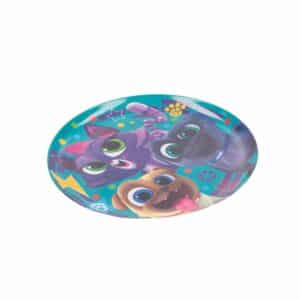 Plato Plano Puppy Dog FUN KIDS Plastico