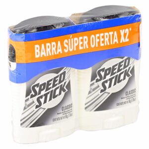 Desodorante En Barra Para Hombre Classic SPEED STICK 2 X 50 G