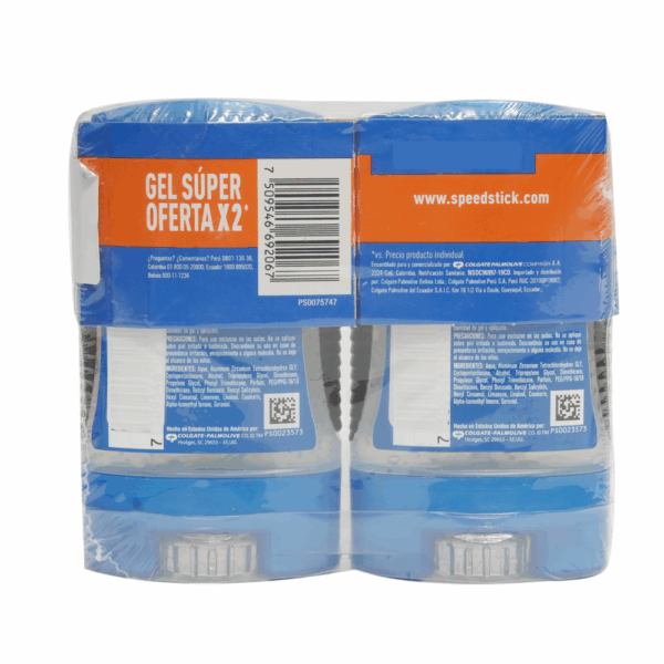 Desodorante En Gel Para Hombre Xtreme Nigth SPEED STICK 2 X 85 G - Imagen 4
