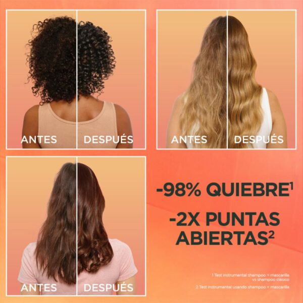 Acondicionador Anti-Quiebre Garnier Fructis Hair Food Piña GARNIER FRUCTIS 300 Ml - Imagen 5