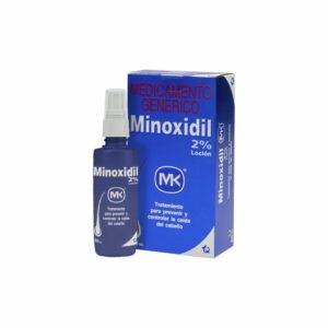 Minoxidil Loción Anticaída Al 2% MK 60 Ml