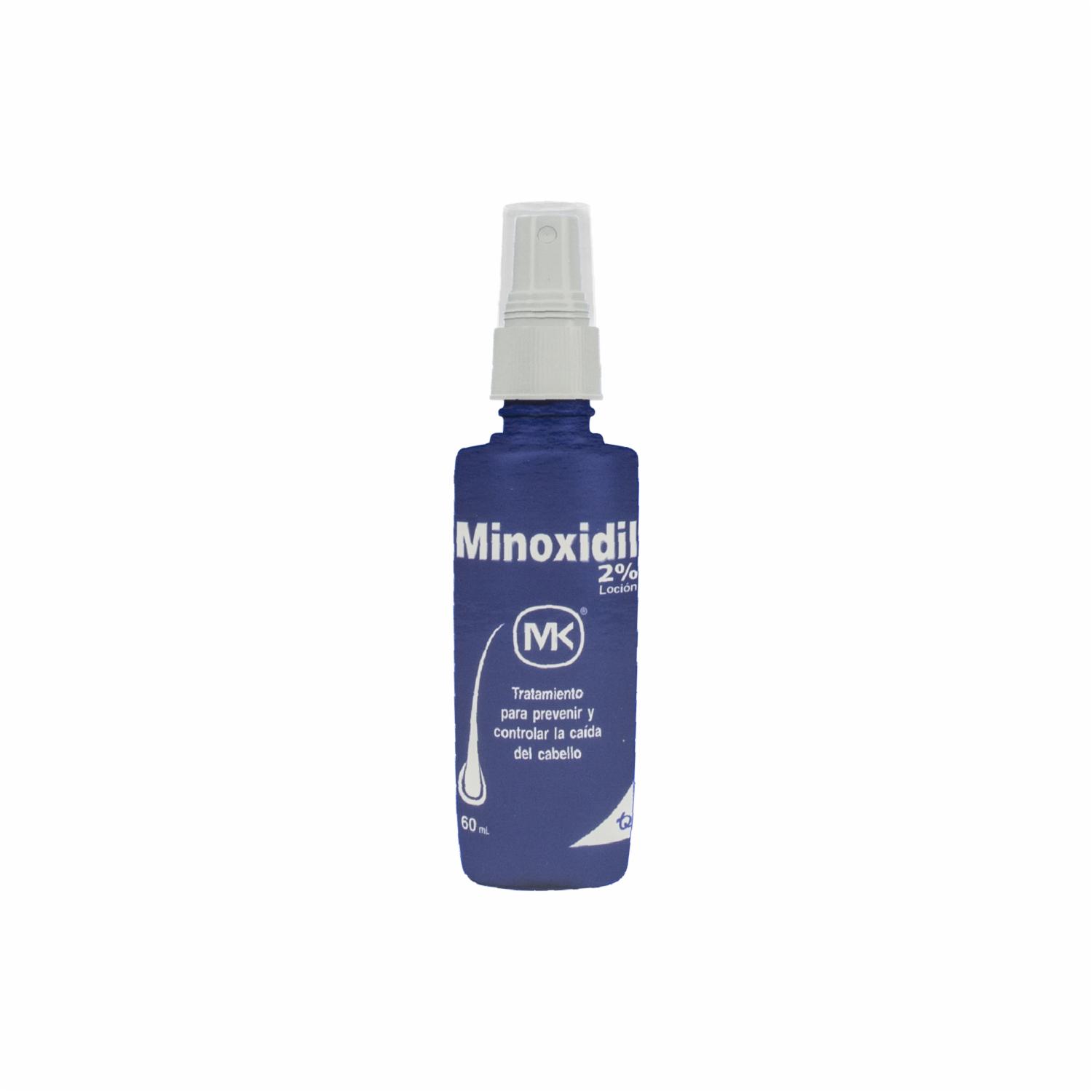 Minoxidil Loción Anticaída Al 2% MK 60 Ml - Imagen 2