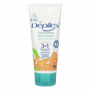 Crema Depiladora Corporal Para Vello Grueso Con Aceite De Almendras 3 En 1 DEPILEX 100 G