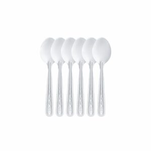 Set Cucharas Tinto Primaveral INCAMETAL 6 Piezas