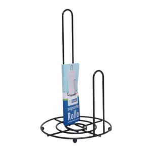 Soporte Rollo Pintado Negro REJIPLAST Unidad